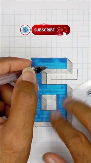 3D drawing❤️💫 #day28 #shorts