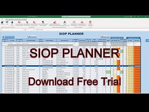 S&OP - Fully Automated Excel VBA based Sales Inventory Production planning Tool
