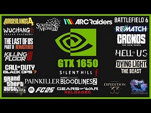 GTX 1650 - Test in 20 Games Released in 2025