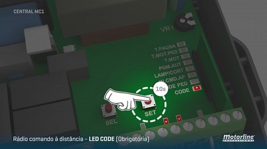 MC1 Central Eletrónica Portões de Correr (PT)