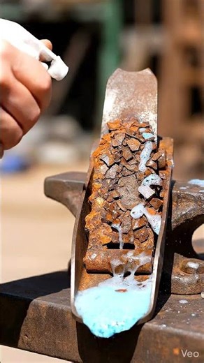 Rust Removal on Old Metal Hand Plane Tool