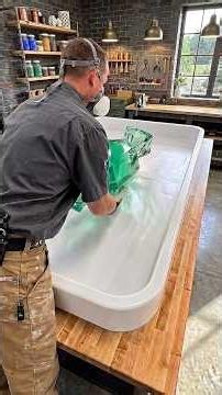 Satisfying Resin Pour: Making The Giant Candy Resin Table 🍬