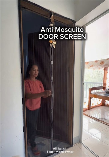 Magnetic Screen Door for Mosquito Protection
