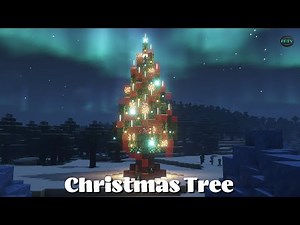 Minecraft Christmas Tree Tutorial – Cozy & Glowing Winter Build!