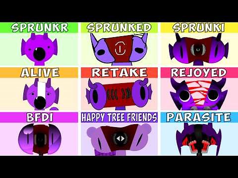 ALL MODS Incredibox Sprunki Sprunkr | Normal VS Horror