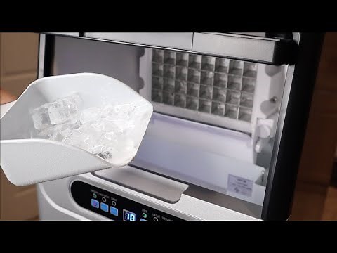 Commercial Ice Maker Review | 100Lbs/24H Ice Maker Machine, 2 Water Inlet Modes