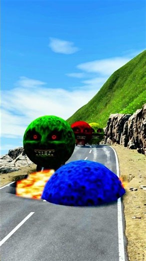 🚗 Moon Car Survives the Deadliest Crash!
