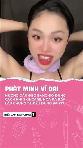 Đây mới là cách đeo băng đô skincare đúng cách #shorts #clmedia #skincare #tips