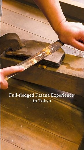 Katana Experience in Tokyo: Tour the Japanese Sword Museum and Experience Katana Polishing #japan