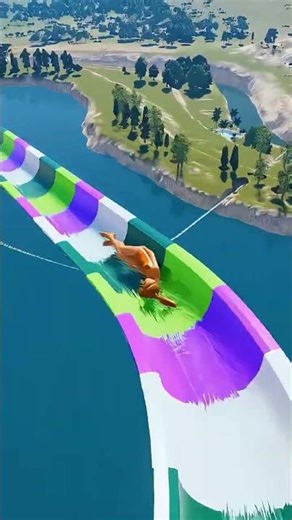 She Tried the Most Dangerous Water Slide 😳💦