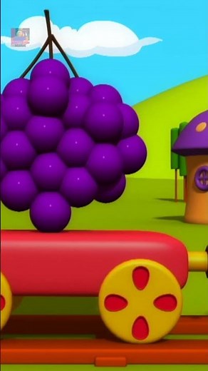 قطار الفواكه التعليمي #shorts #learning #viral #viral #fruitstrain
