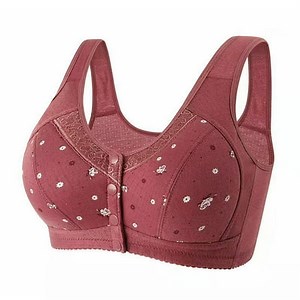 Timegard Front Closure Bras for Women Plus Size Wireless Full Support Bralette Comfort Seniors Bras - Walmart.ca