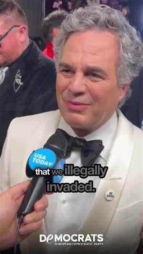 During a red-carpet interview at the Golden Globes, Mark Ruffalo spoke about fear, grief and a democracy under pressure in the United States. Away from the official speeches, his words cut through the noise: a warning against politics that ignores international law and democratic limits, replacing them with personal power. When even cultural moments become alarm bells, it’s a sign worth listening to. Europe was built on a different promise, that the rule of law must always come before ego, and d