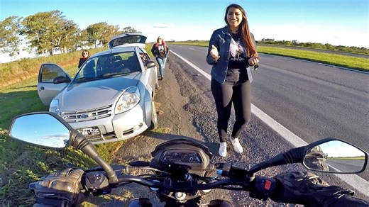 Rompieron una rueda y paré a ayudarlas! - Pablo Imhoff