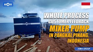 The video shows the whole process of the mixer pump from site installation to debugging and concrete pumping, etc. Watching Video Now! | AIMIX GROUP | Facebook