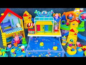 12 Minutes Satisfying with Unboxing Peppa Pig House Pool & Fun Playground Toy ASMR｜Review Toys