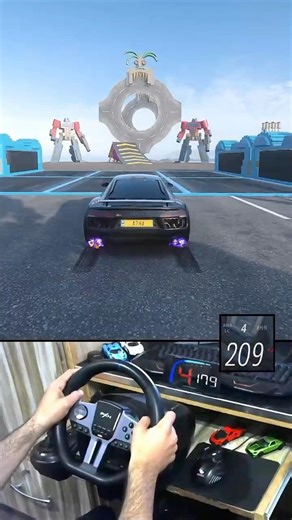 Audi R8 INSANE Barrel Rolls & Stunts! | Forza Horizon 5 #shorts