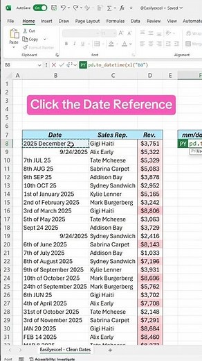 How to use Python in Excel! #excel #spreadsheets #python