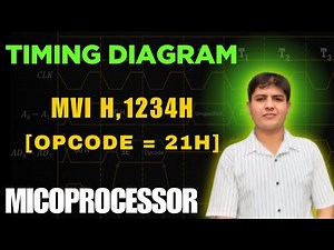 Timing Diagram of MVI Instruction || Microprocessor #csit #bca #8085microprocessor #timingdiagram