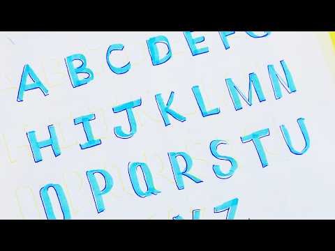 HowTo write English Aphabet ATo Z|Skill WRITING.