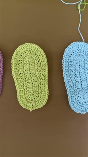 Suelas en todas las tallas #crochet #crochettutorial