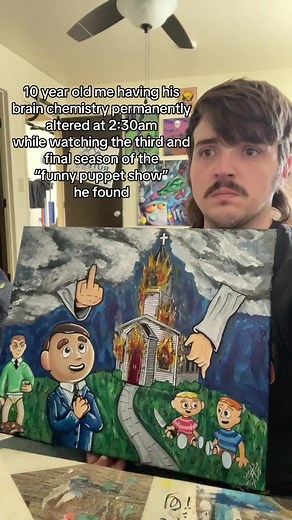 10 Year Old Me Watching Funny Puppet Show Moral Orel | Funny Puppet Show