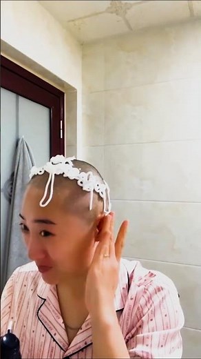 Smooth Head Shave Routine ✂️🪒 #headshave #asmr #shorts