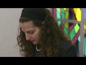 In an Orthodox synagogue, she's the first