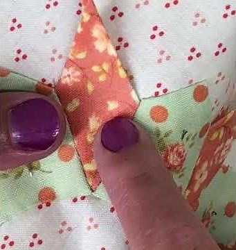 How To sew invisible stitch appliqué and for English paper piece hand sewing