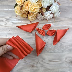 1.7K views · 68 reactions | TUTOTİAL: Easy Tricks Fabric Flowers Making | New Design Cloth Flower Making DIY ribbon Flowers | Knitting | Facebook