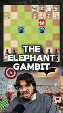 The ELEPHANT Gambit! Is Shockingly Strong!! #chesstraps #chessopenings #chesstricks