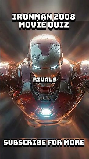 Iron Man 2008 Movie Quiz Part 5 | How Well Do You Know Tony Stark? | Cinequiz