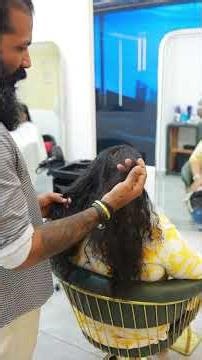 Hard-to-manage curls ➜ Hair Botox ✨ with a touch of red highlights 🎨💇‍♀️ #hairtransformation