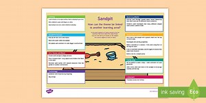 Sandpit Theme Planning Worksheet