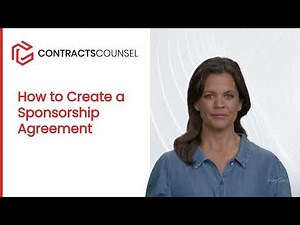 How to Create a Sponsorship Agreement