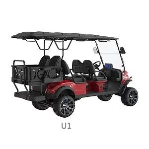 [Hot Item] 4-Seater Electric Golf Cart with off-Road Capabilities and Cargo Bed