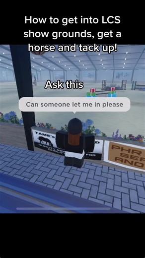 Credits: @eq.miaa How to start off with LCS showgrounds!! I reccommend starting in the arena before tack up to learn contols, each time you move the joystick is 1 kick/pull etc i believe. So learn first itll make it so much easier! #lcs #show #grounds #showgrounds #lcsshowgrounds #lake #county #stables #lakecountystables #horse #horses #equestrian #stable #how #to #howto #tutorial #start #fyp #foryou #for #you #page #foryoupage