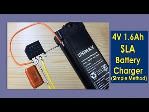 4V 1.6Ah SLA Battery Charger (Simple Method)