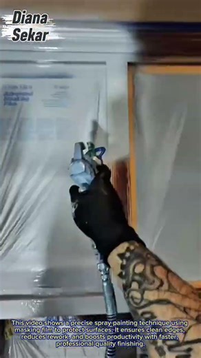 Clean Edge Spray Painting Technique | Perfect Finishing Results