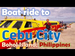 Discover the Magnificent Island of Bohol: Boat Ride from Tubigon Port to Cebu City