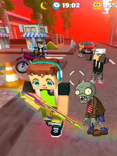Shooting Zombies! #partycraft #shorts #roblox #minecraft #gta #viralvideo #tiktok