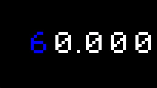 384秒倒计时 (64进制：0～z+数字，精确到1/262144秒)