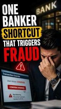 One Banker Shortcut That Triggers Fraud