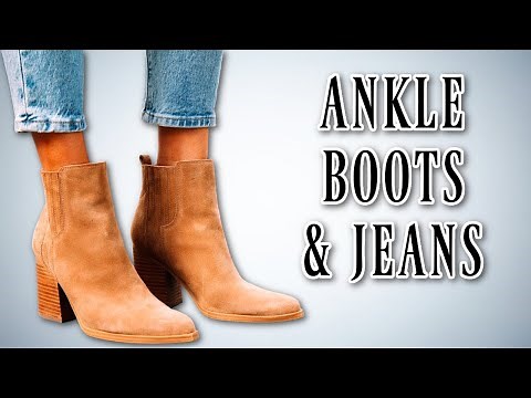6 Ways to Wear ANKLE BOOTS With Jeans | Cropped, Straight Leg, Boyfriend, Bootcut, Skinny