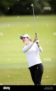 Spain's Beatriz Recari during day one of the Ricoh Women's British Open at Woburn Golf Club. PRESS ASSOCIATION Photo. Picture date: Thursday July 28, 2016. See PA story GOLF Women. Photo credit should read: Nick Potts/PA Wire. RESTRICTIONS: Editorial use only. No commercial use. No false commercial association. No video emulation. No manipulation of images Stock Photo - Alamy