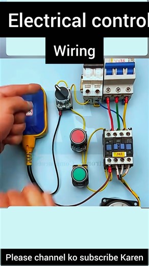 Electrical Control Wiring 😱 | Selector Switch Ka Full Use ⚡ | Start-Stop Logic 💡 #Shorts mdmaxx 😱💡