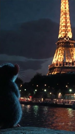 Ratatouille Lofi Jazz 🐭 Paris Eiffel Tower | Study Music Short