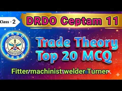 Class 2 | DRDO Ceptam 11 Exam 2026 | DRDO Ceptam11 Fitter Trade Theory Class | Fitter Theory MCQ 