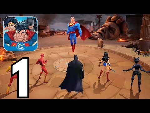 DC Worlds Collide Gameplay Walkthrough #1 - Tutorial (iOS, Android)