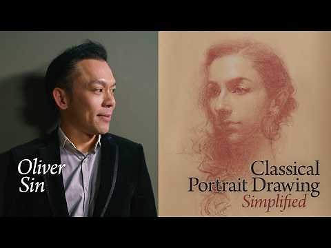 Classical Portrait Drawing, FAST! (timelapse drawing demo with Oliver Sin)